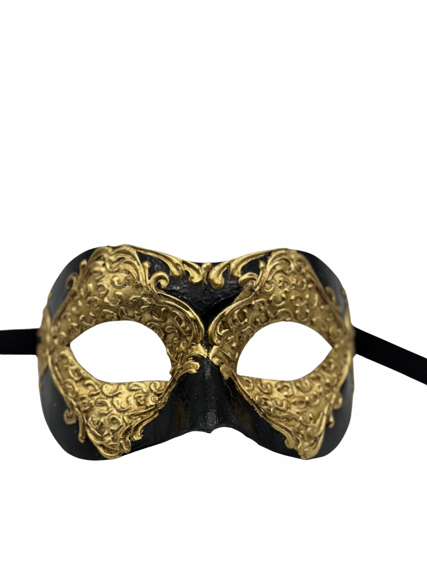 Zwart-gouden herenmasker