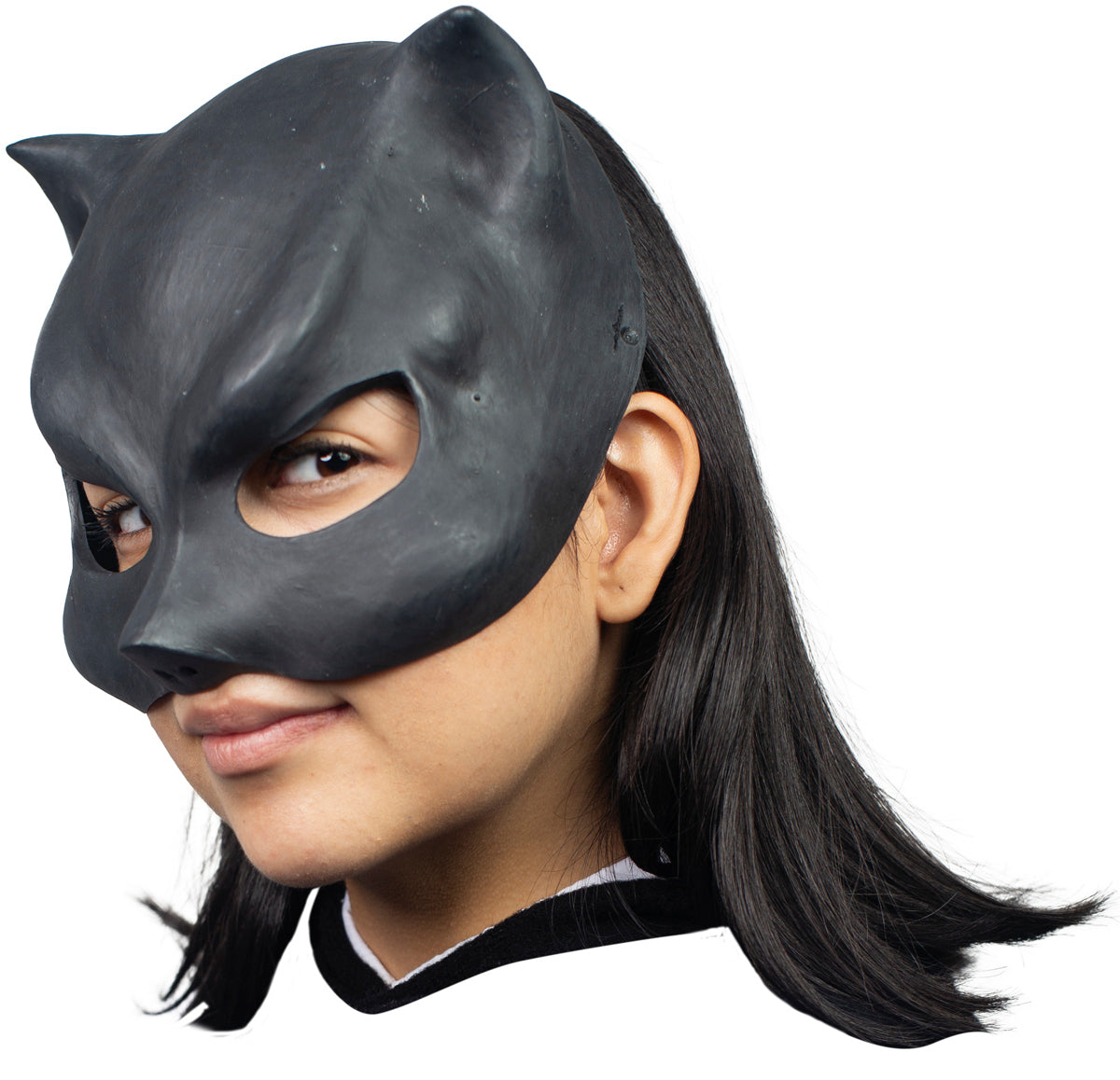 Zwart Cat Girl Masker