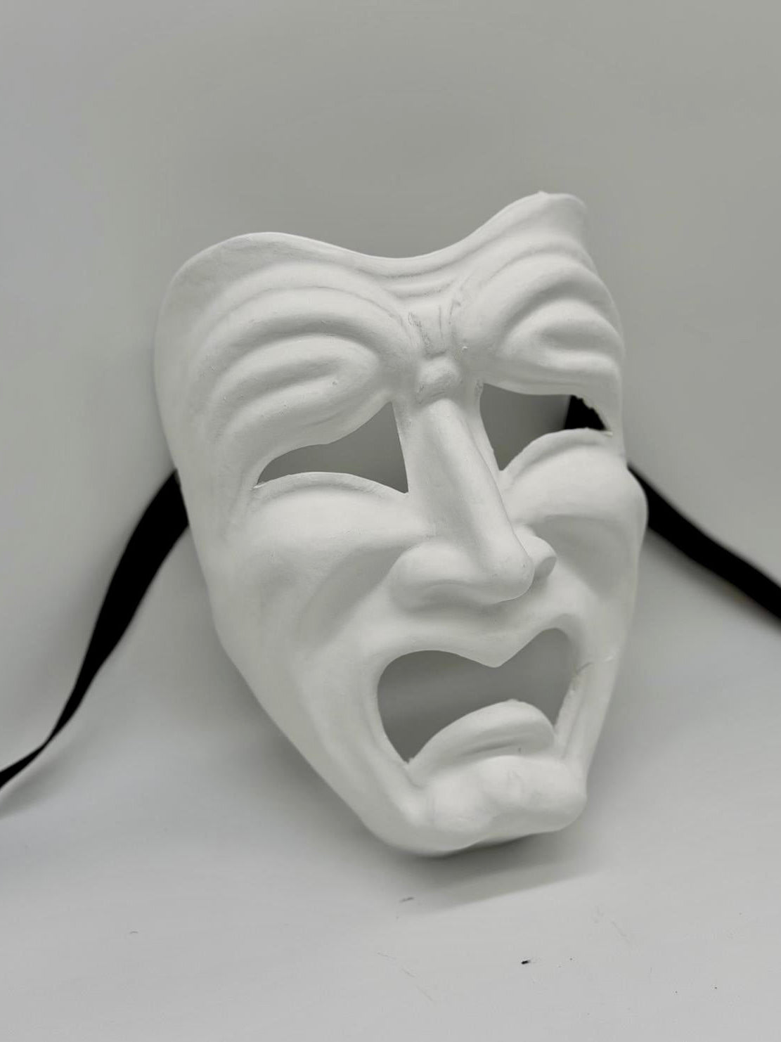 Masque de tragédie, blanc