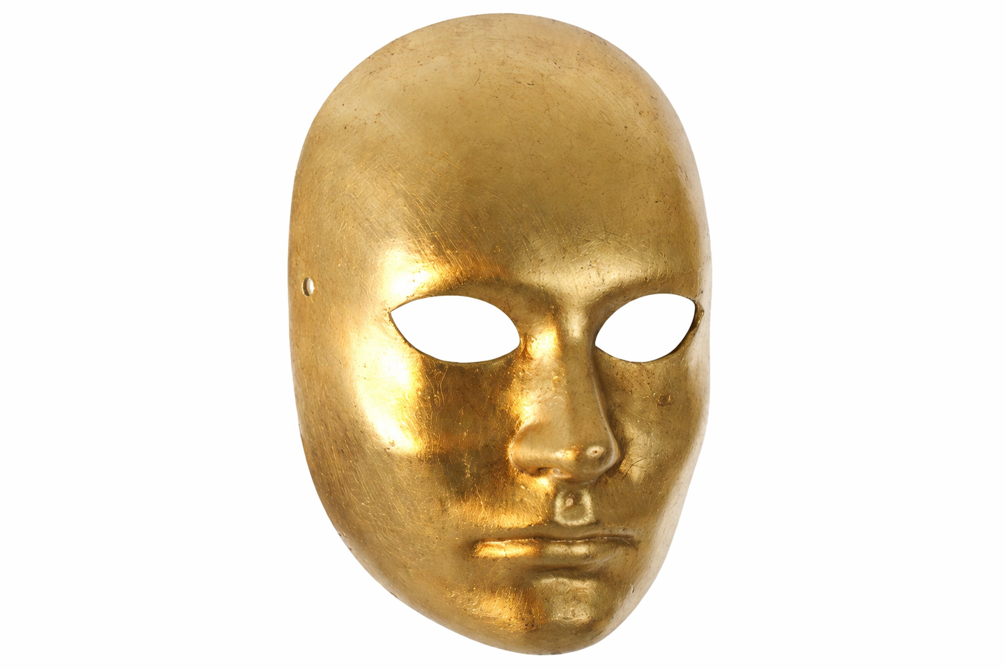 Golden full-face costume mask - Golden mask