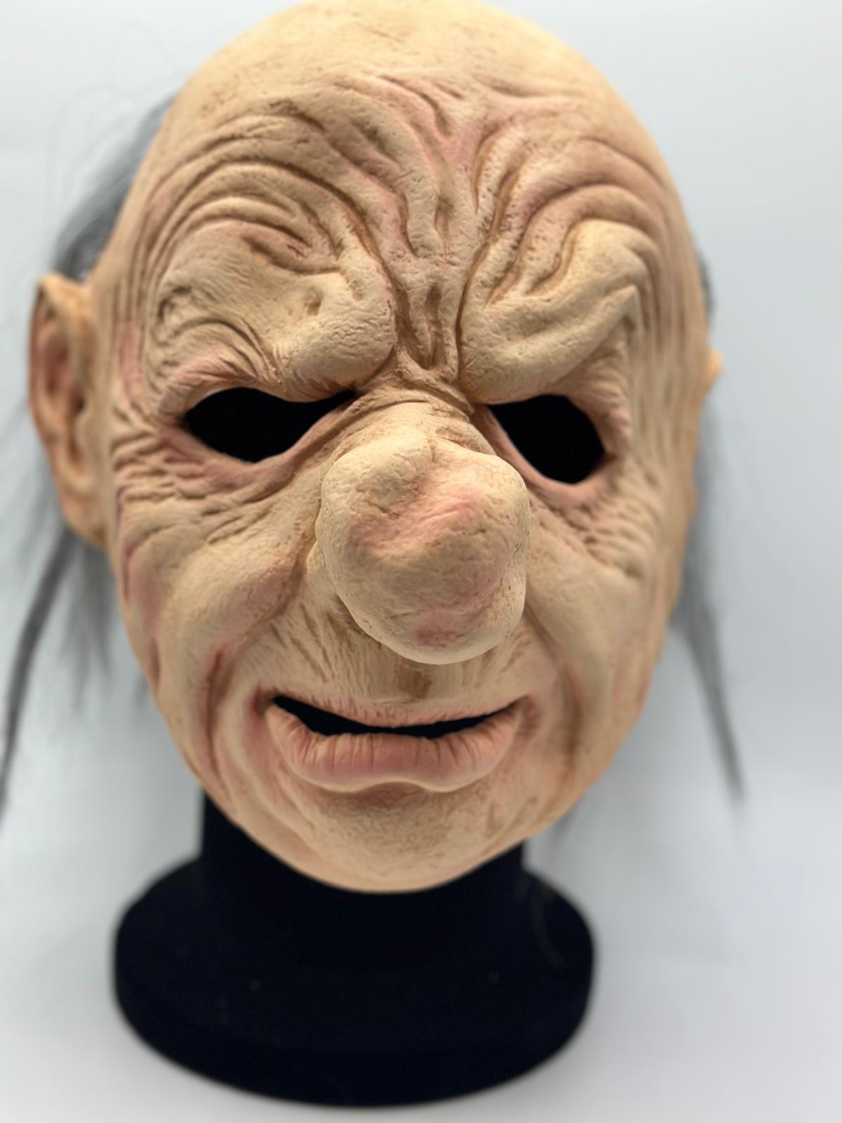 Abraham 50 Jahre - Abraham Maske - Großvater Maske - Alter Mann Maske - Abraham Puppe 50 Jahre - Abraham Deko Maske