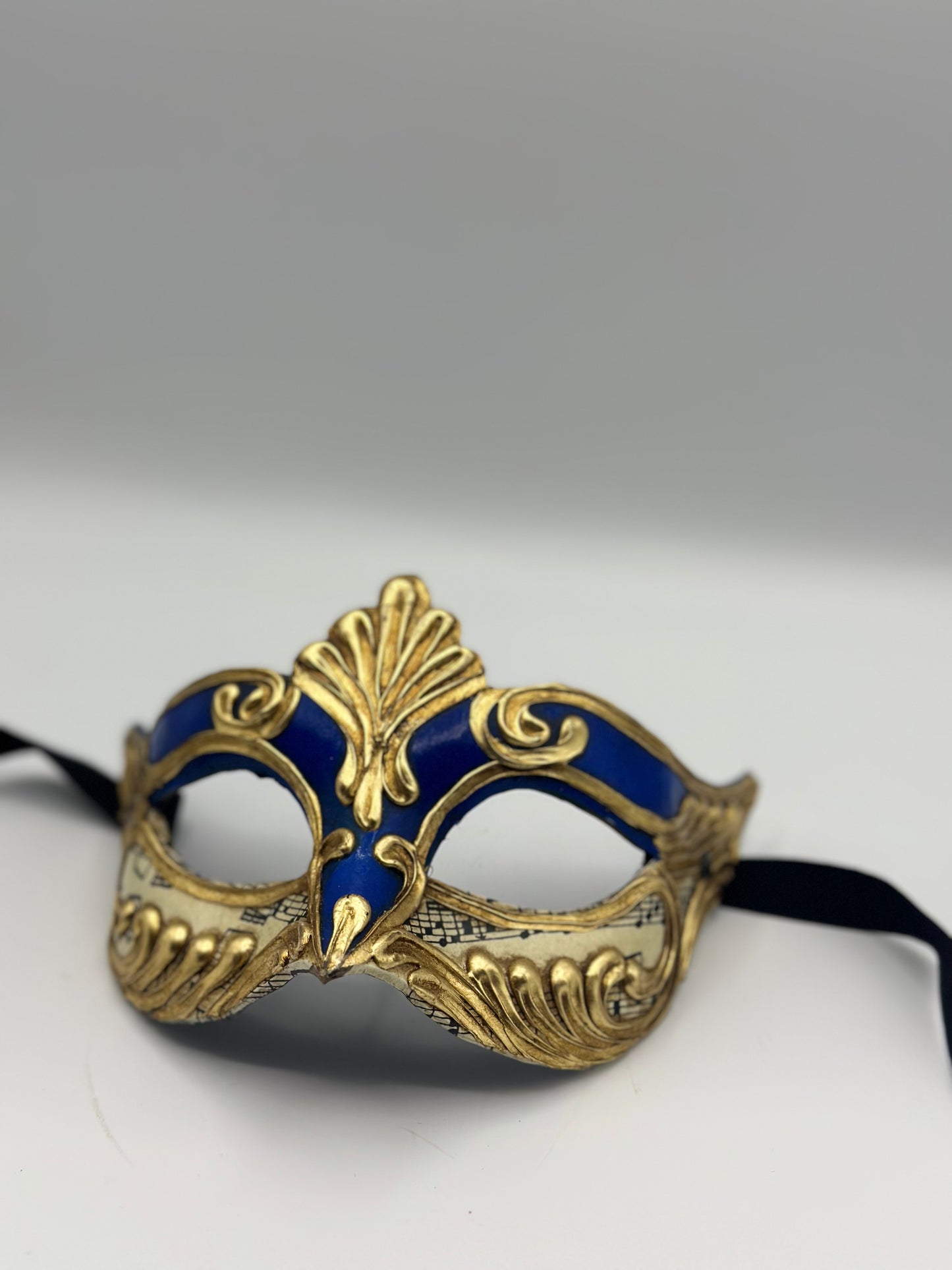 Máscara mascarada en azul