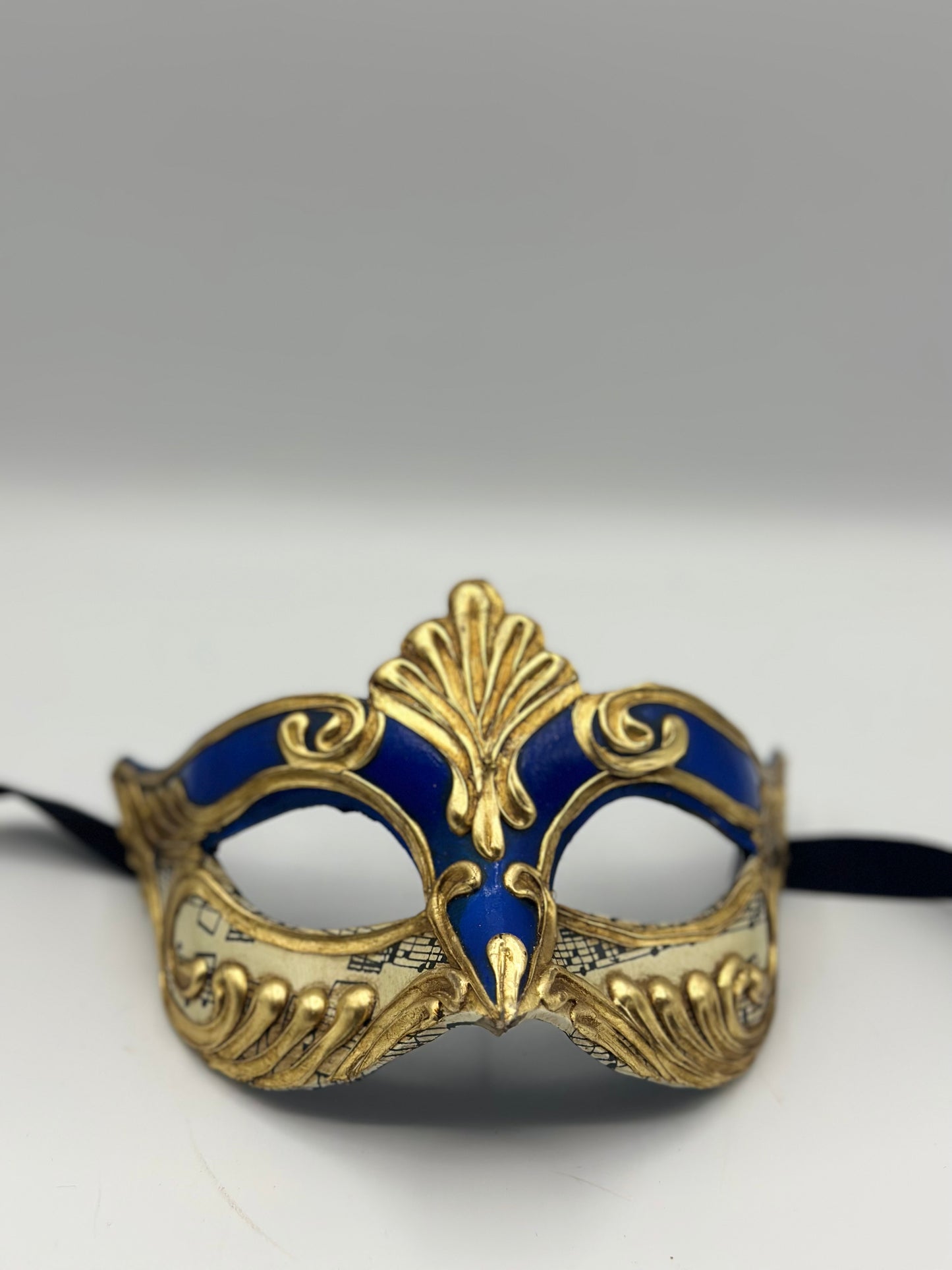 Máscara mascarada en azul