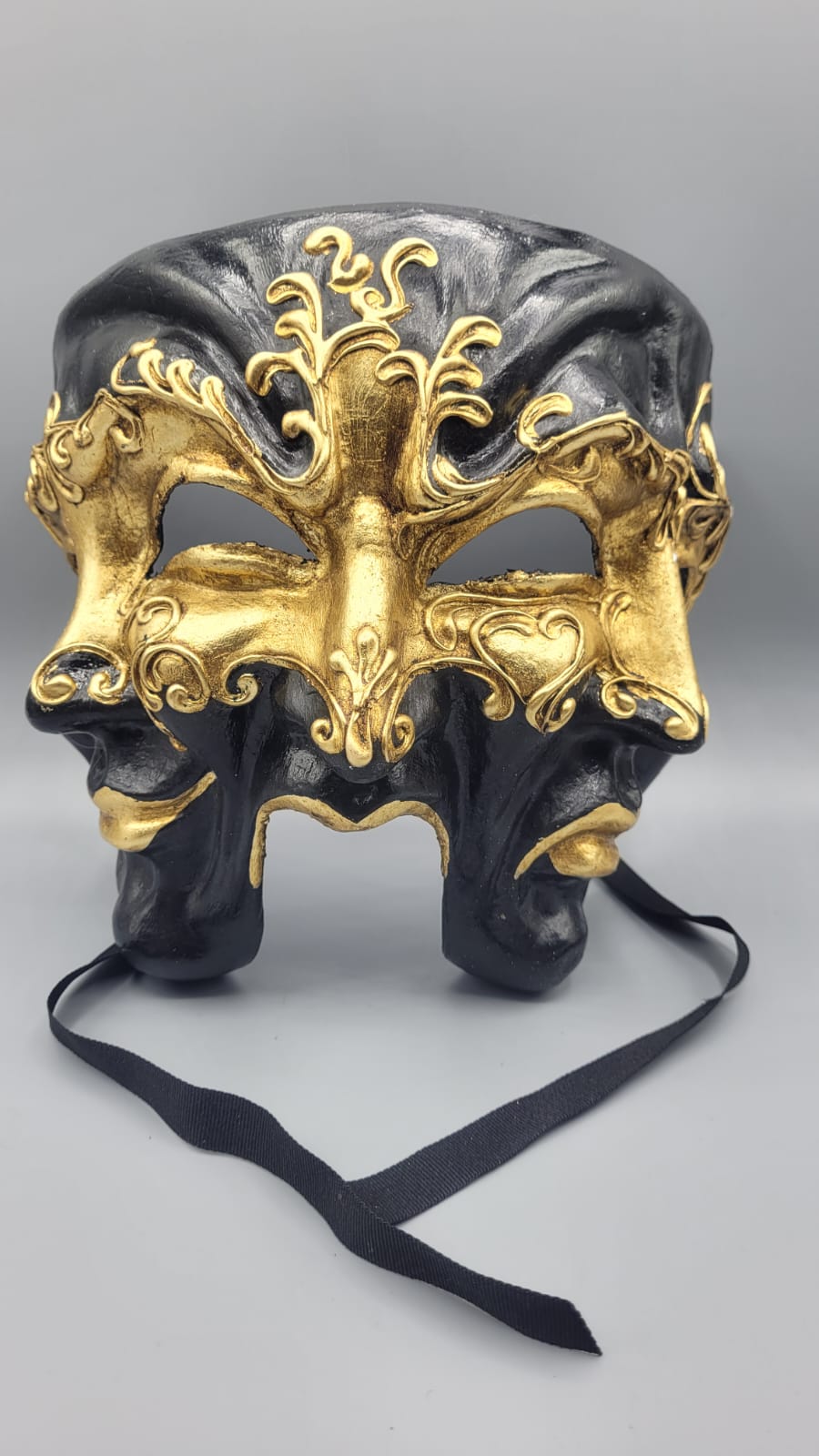 Black & Gold Three Face Mask
