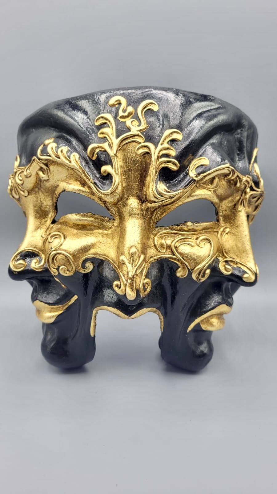 Black & Gold Three Face Mask