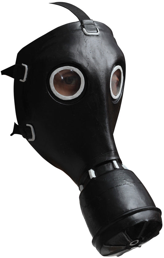Schwarze Gasmasken-Kostüm – Postapokalyptische Cosplay-Maske