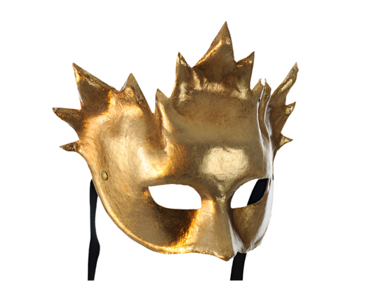 Gouden Carnavalsmasker Bacchus