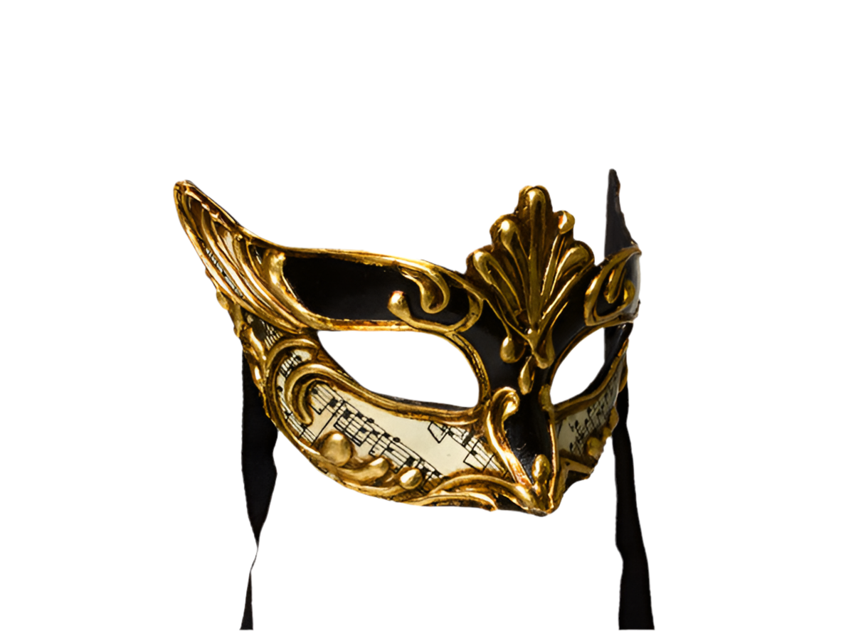 Zwart oogmasker