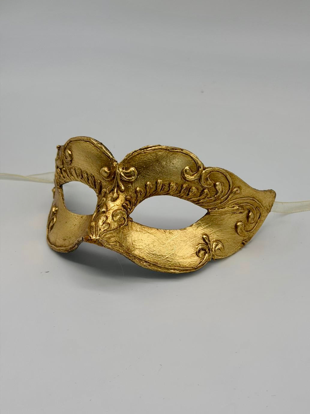 Handgemaakt Venetiaans Kinder Masker Goud