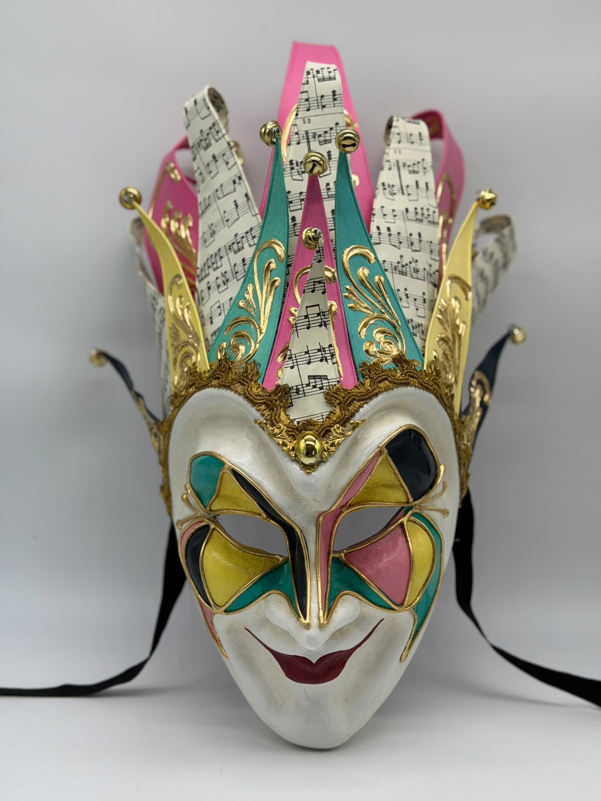 Venezianische Joker Maske, mehrfarbig