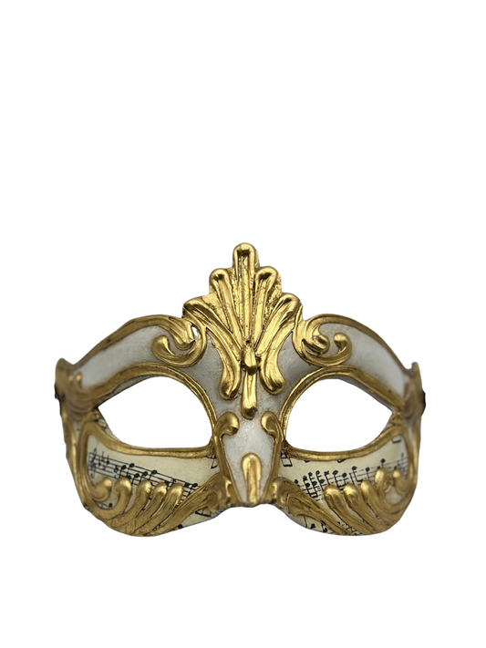 Masque de bal masqué blanc