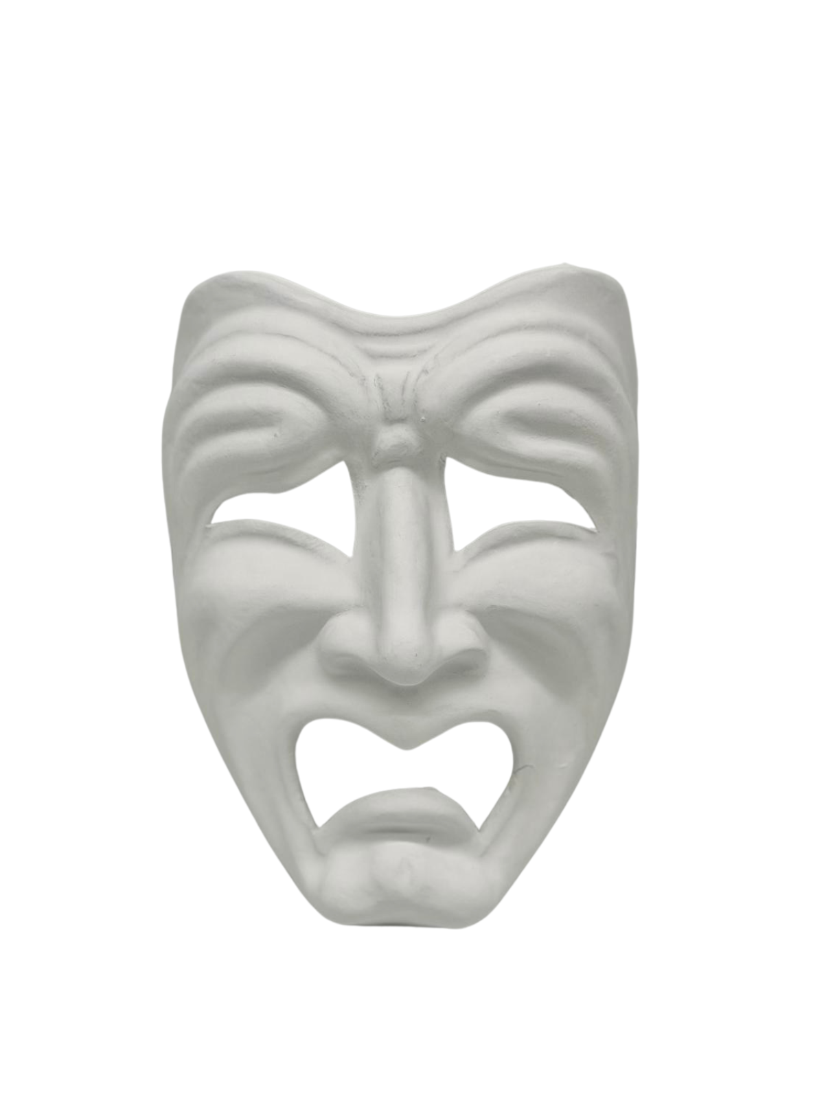 Masque de tragédie, blanc
