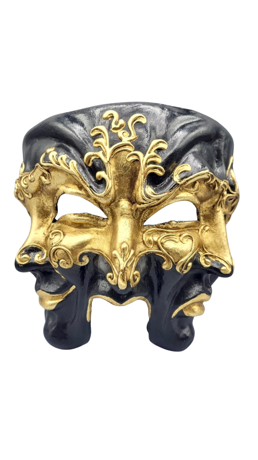 Black & Gold Three Face Mask