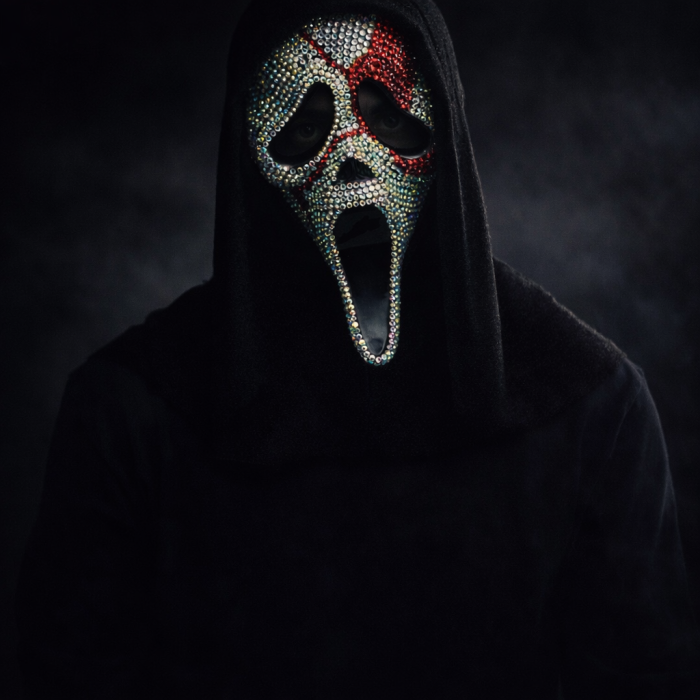 Máscara Ghost Face® Bling con Licencia Oficial