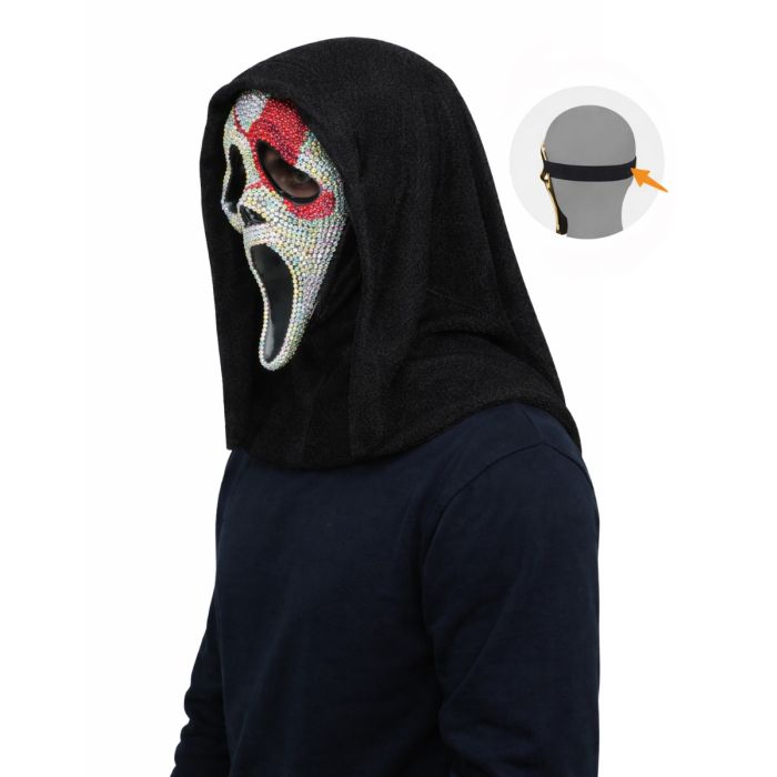 Máscara Ghost Face® Bling con Licencia Oficial