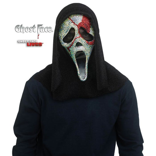 Offiziell lizenzierte Ghost Face® Bling Maske