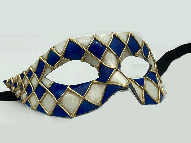 Masque bleu arlecchino